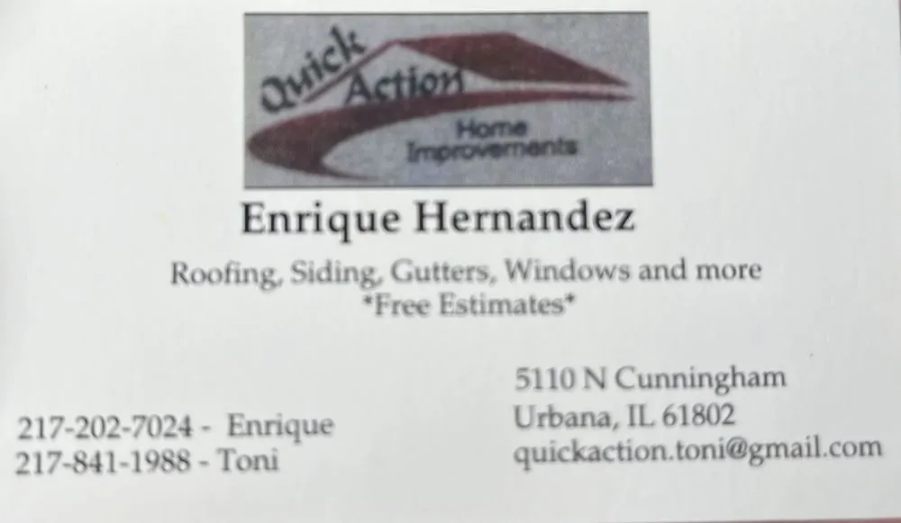 Slide of Quick Action Home Improvements