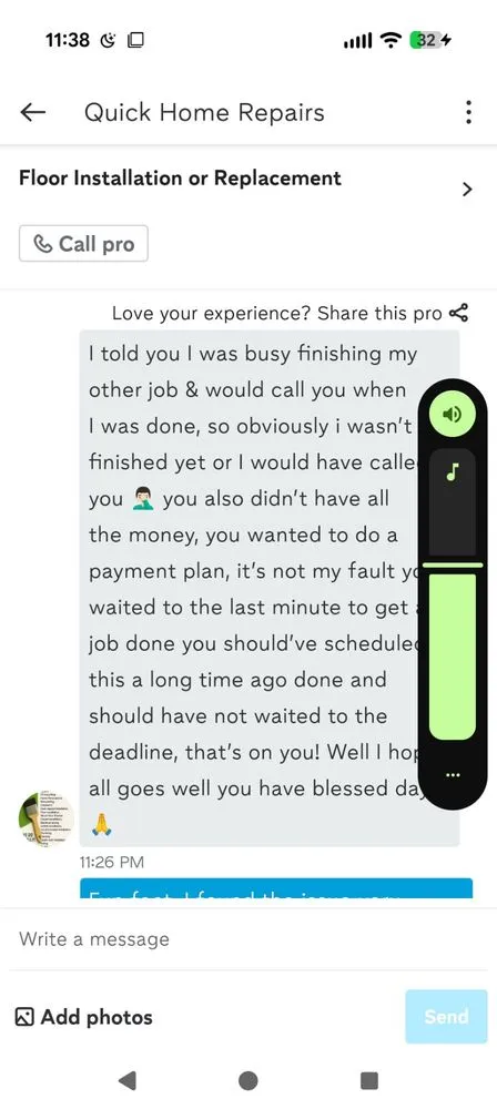 Slide of Quick Home Repairs