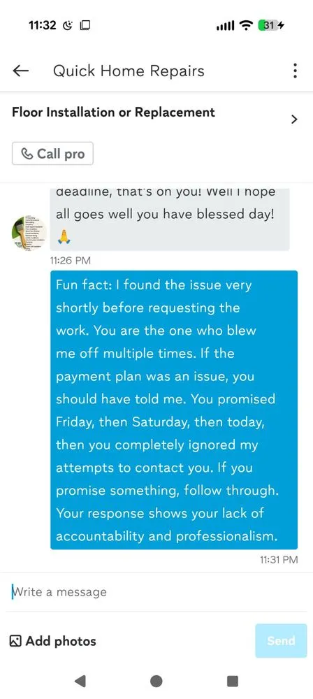 Slide of Quick Home Repairs