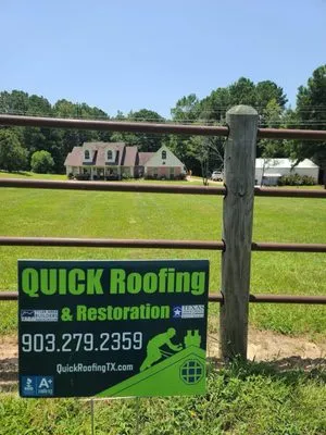 Quick Roofing & Restoration Logo