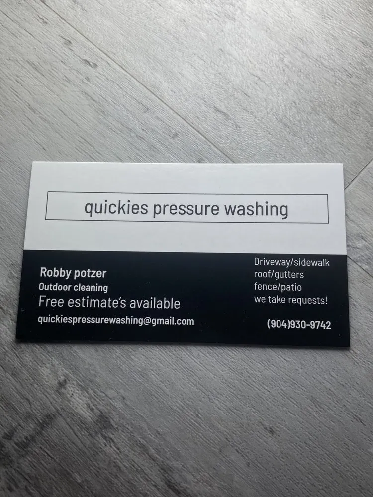 Slide of Quickies Pressure Washing