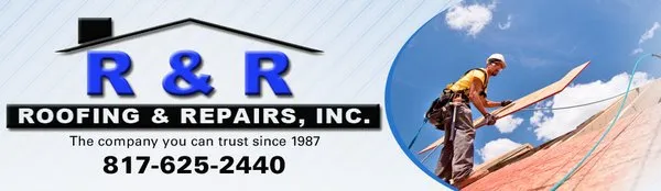 R & R Roofing & Repairs Logo
