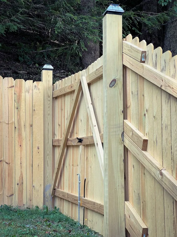 Slide of R & S fence company