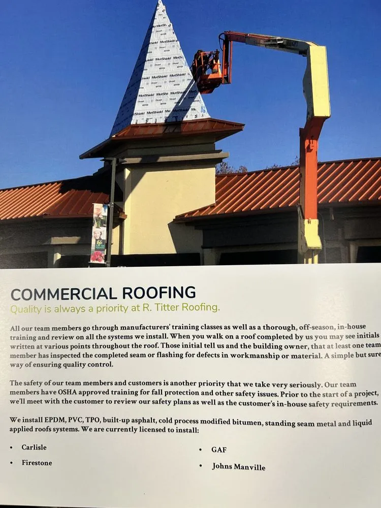 Slide of R Titter Roofing