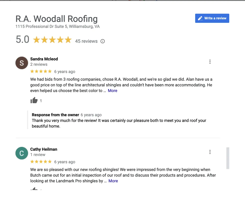 Slide of R.A. Woodall & Son Contracting Inc.