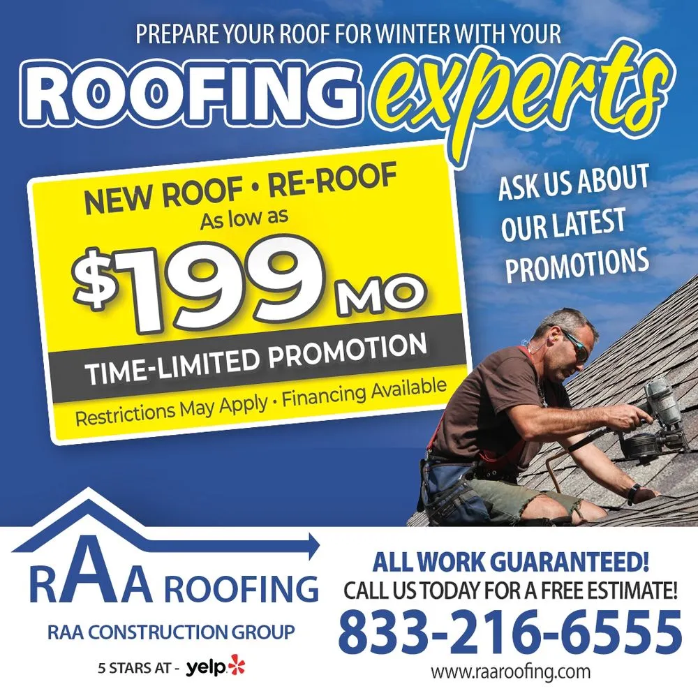 Slide of RAA Roofing