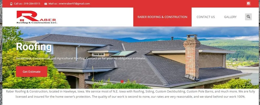 Emergency metal roofing installation experts serving Hawkeye, IA - Raber Roofing and Construction