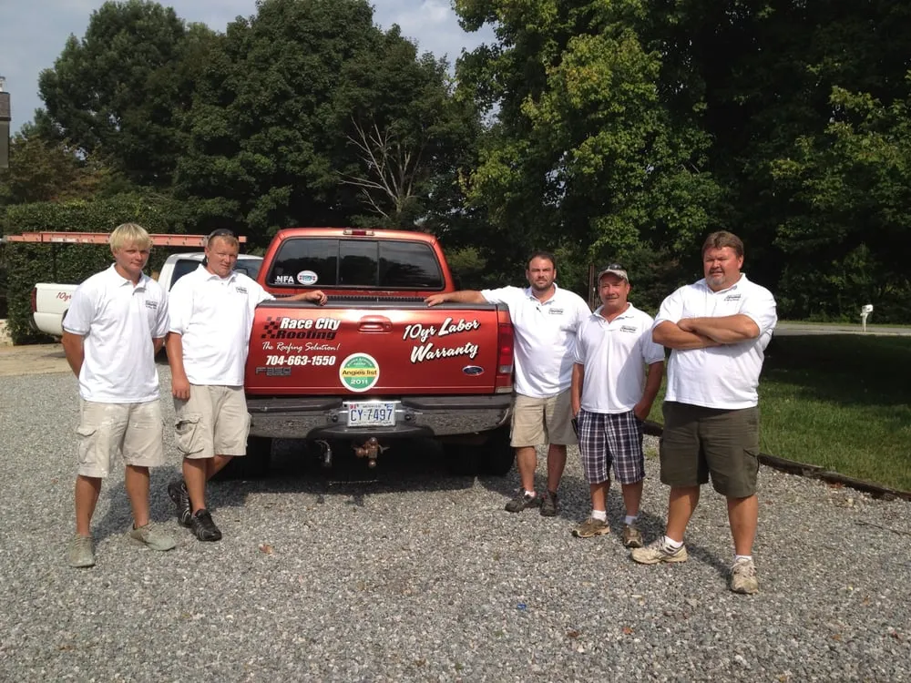 Slide of Race City Roofing