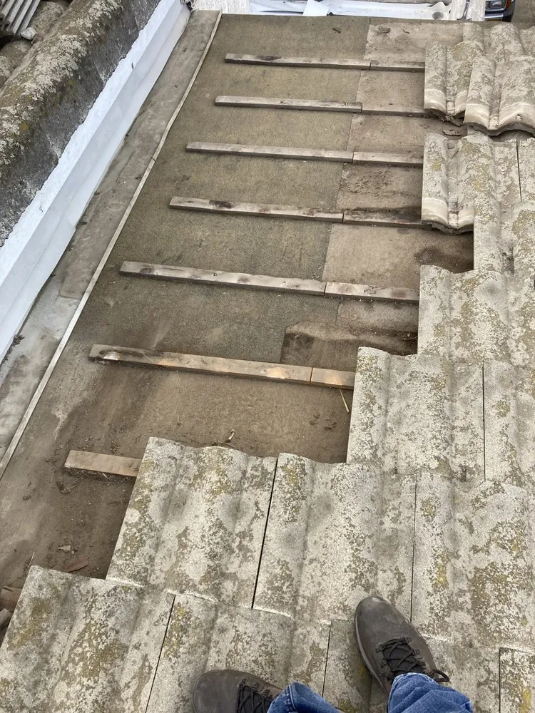 Slide of Rafael roof repairs