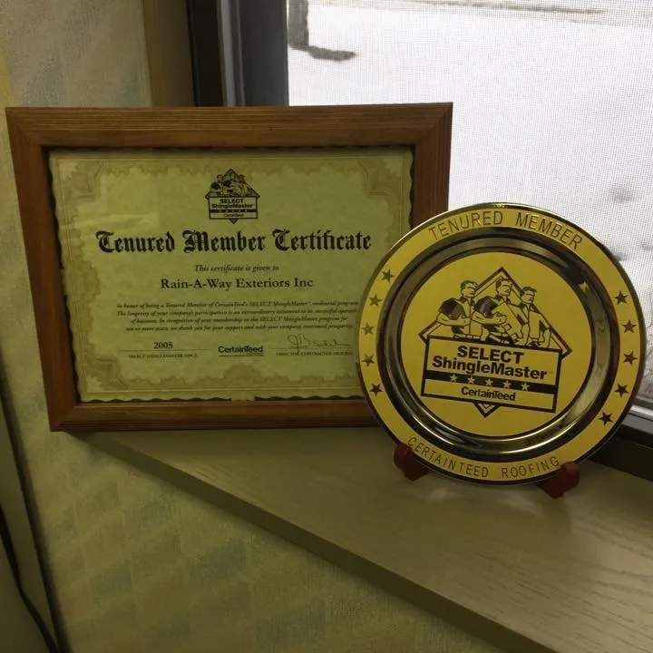 Slide of Rain -A-Way Gutter