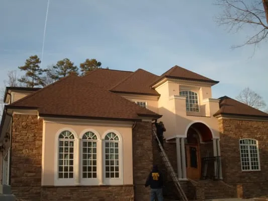 Rain-Go Gutters & Roofing Raleigh Logo