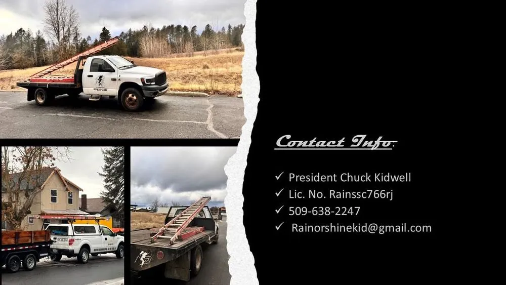 Slide of Rain or Shine Roofing All The Time