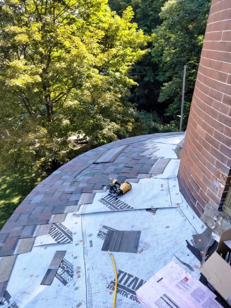 Slide of Rain Proof Roofing