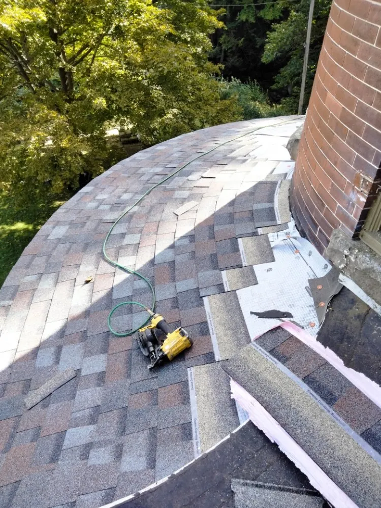 Slide of Rain Proof Roofing