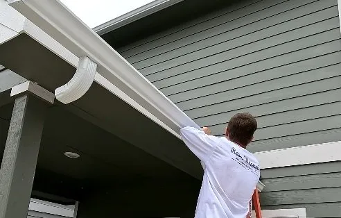 Slide of Rain Wrangler Gutters