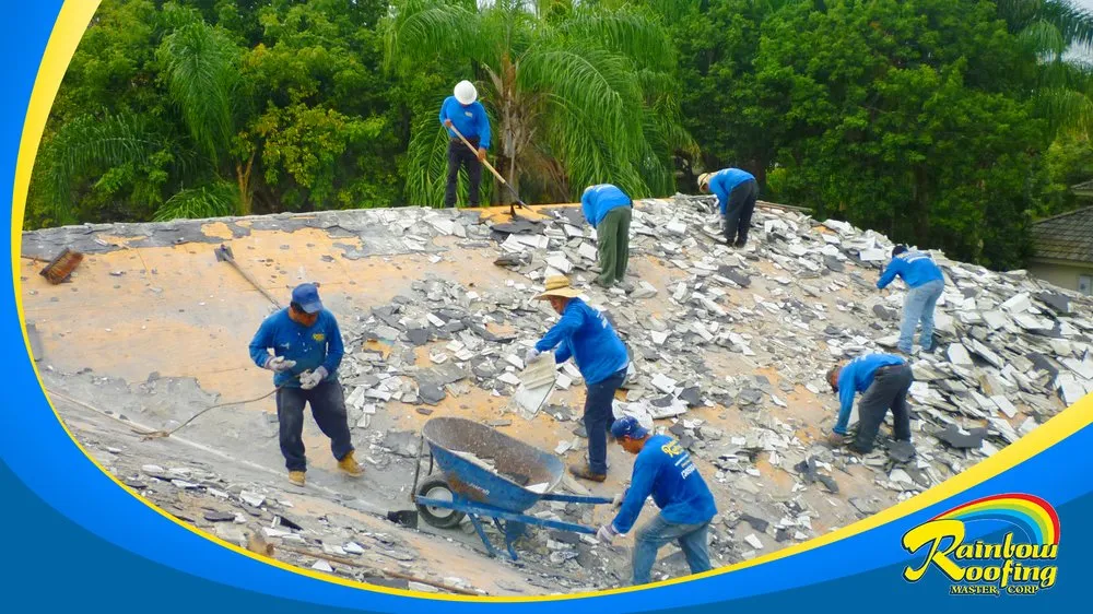 Slide of Rainbow Roofing Master