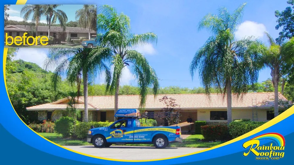 Slide of Rainbow Roofing Master