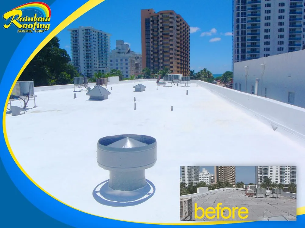 Slide of Rainbow Roofing Master