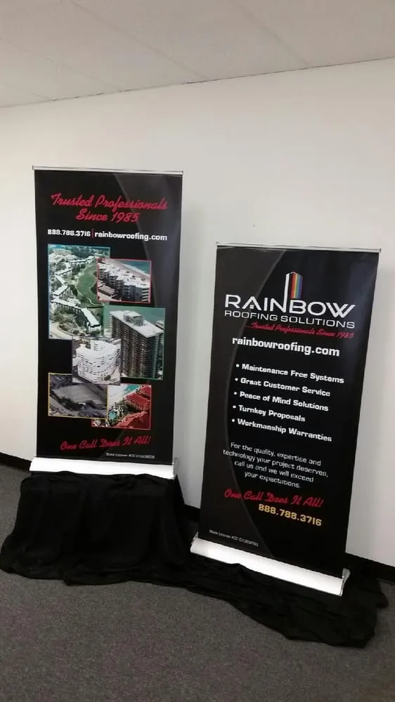Slide of Rainbow Roofing Solutions
