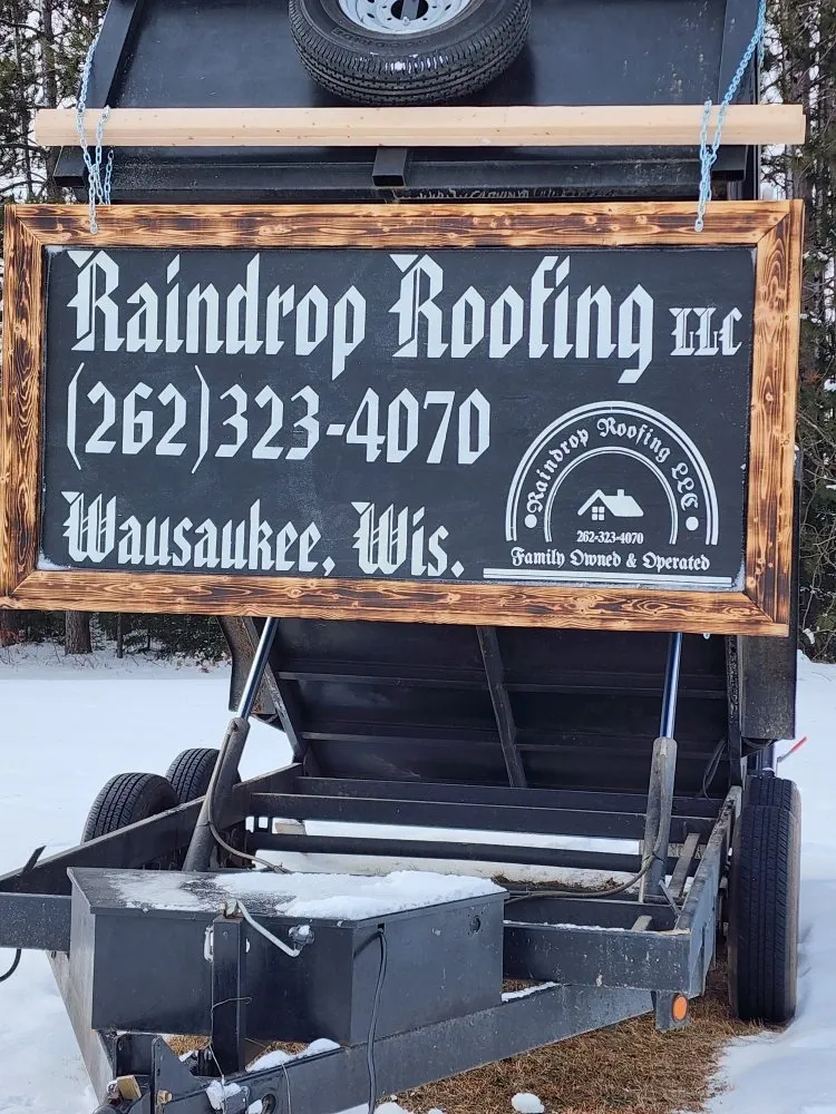 Local roof repair same-day service in Wausaukee, WI by Raindrop Roofing