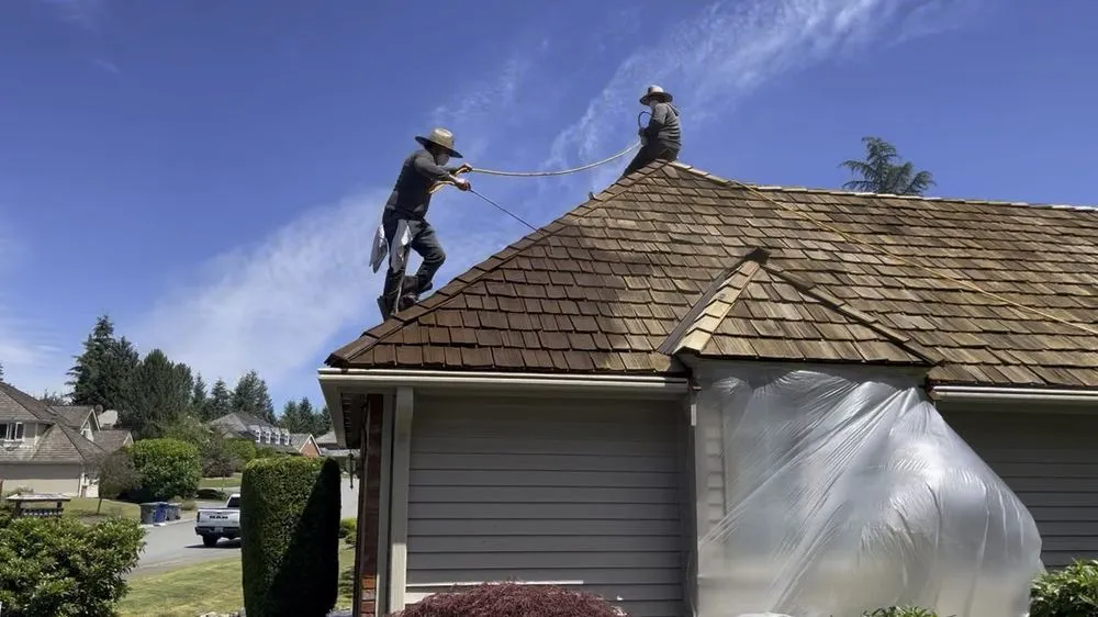 Slide of Rainier Roof Restoration