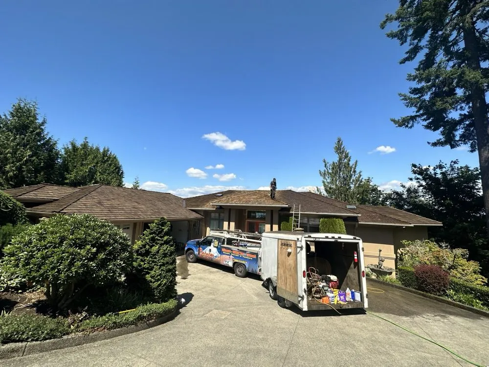 Slide of Rainier Roof Restoration