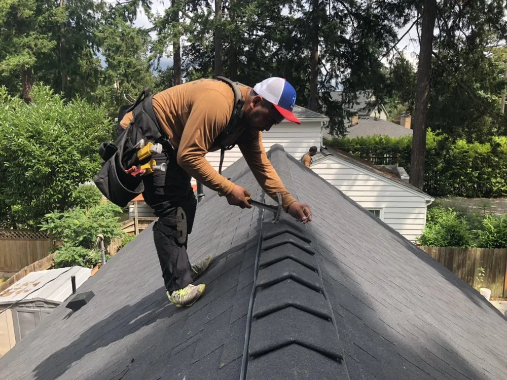 Slide of Rainier Roofing Company