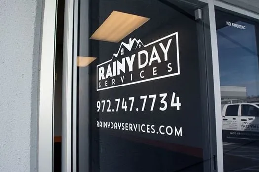 Slide of Rainy Day Services