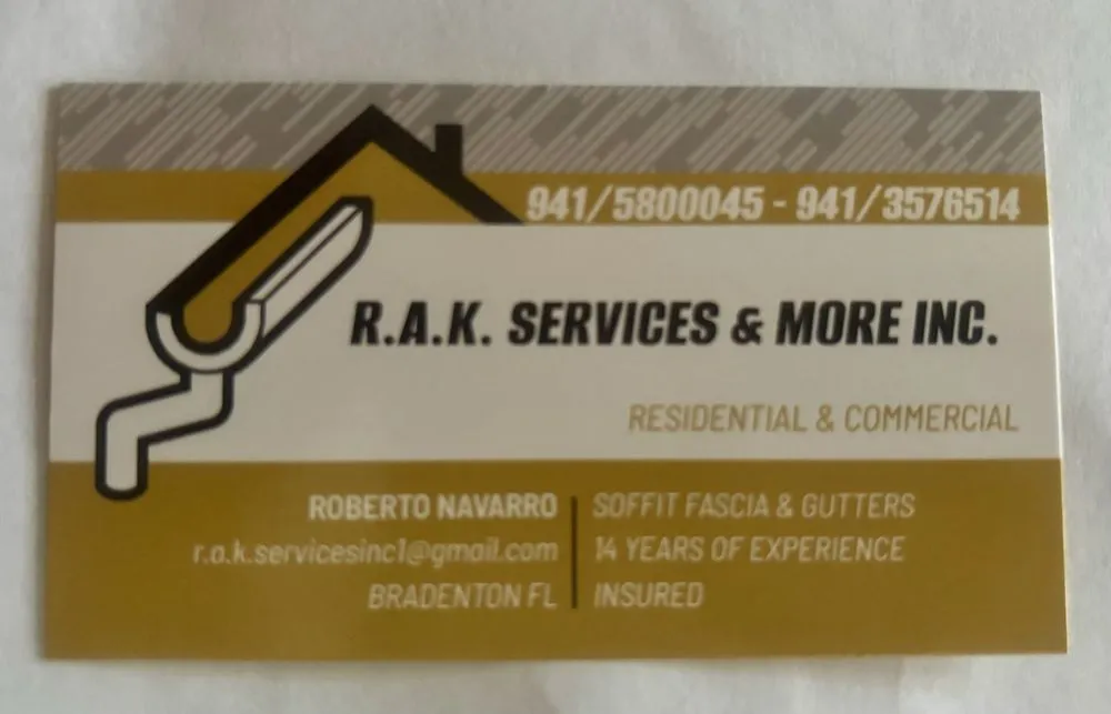 Slide of RAK Services & More