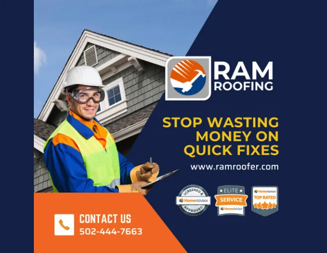 Slide of RAM Roofing & Remodeling