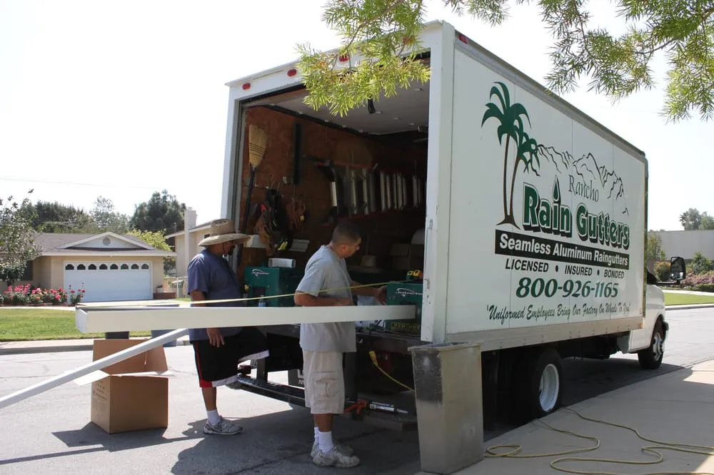 Slide of Rancho Rain Gutters