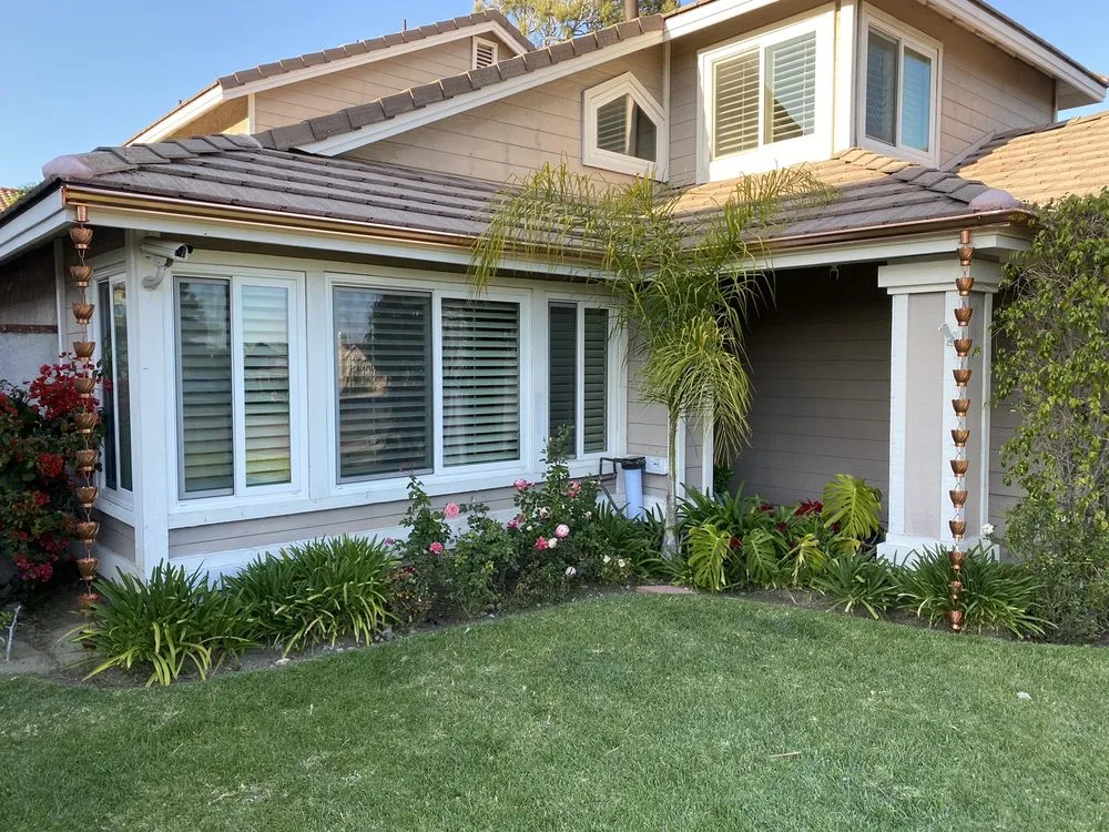 Slide of Rancho Rain Gutters