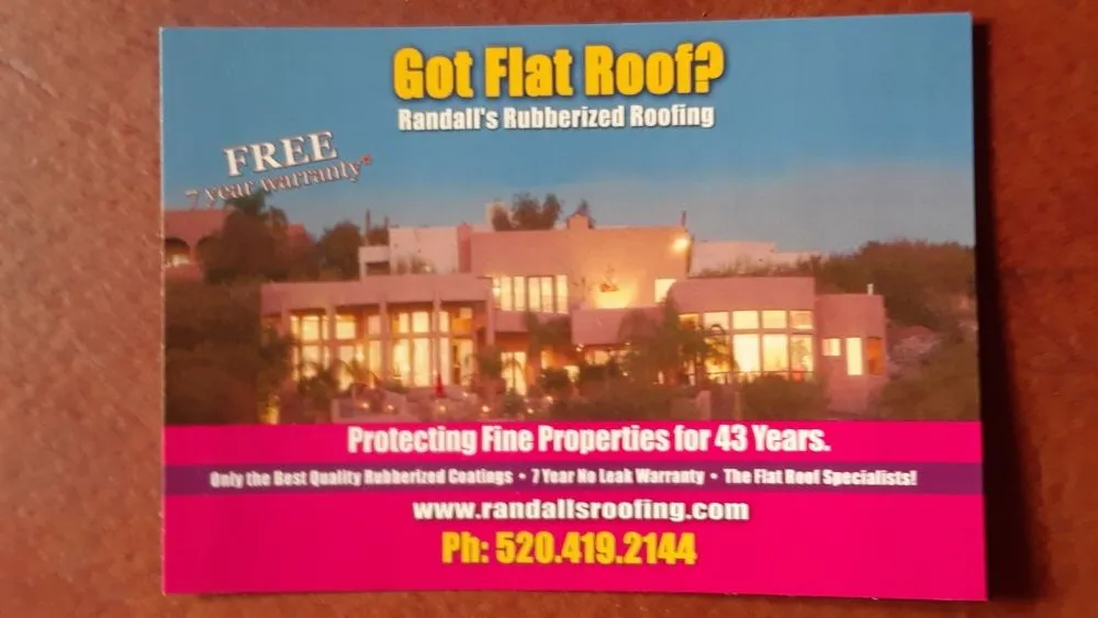 Slide of Randall's Rubberized Roofing