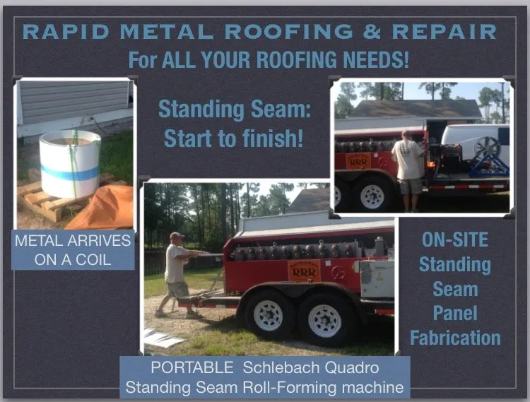Slide of Rapid Metal Roofing