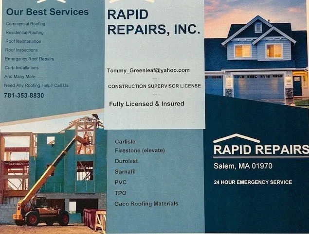 Slide of Rapid Repairs