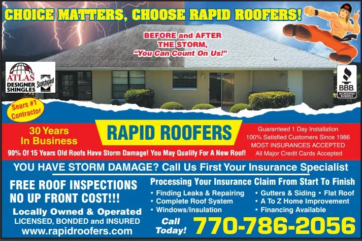 Slide of Rapid Roofers
