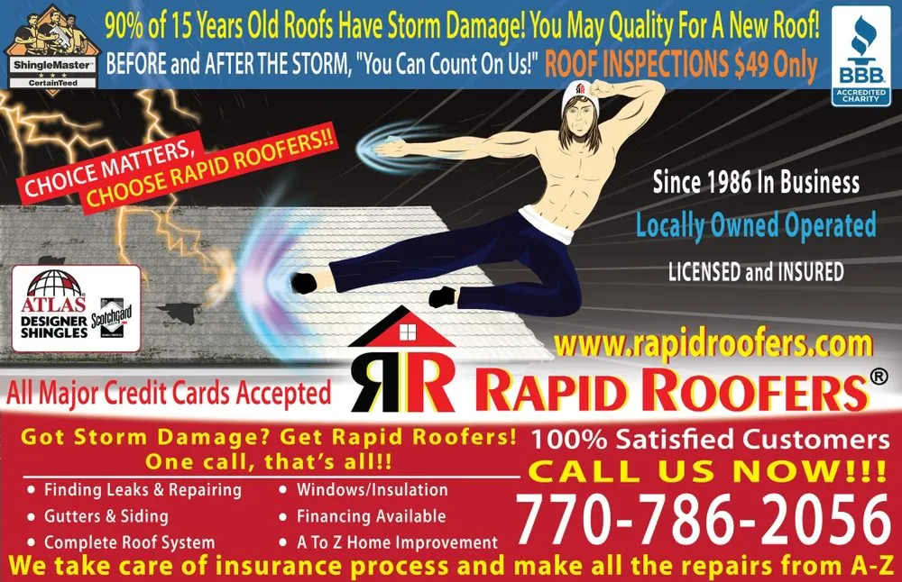 Slide of Rapid Roofers