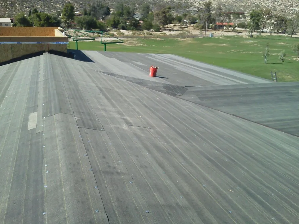 Slide of Rauschenberg Roofing