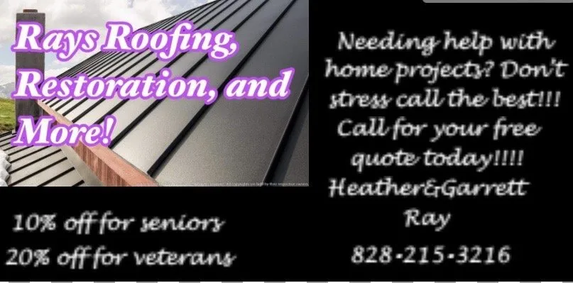 Slide of Ray’s Roofing Restoration And More