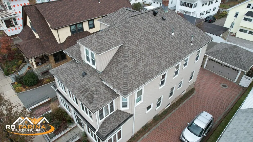 Slide of RB Farina Roofing & Gutters