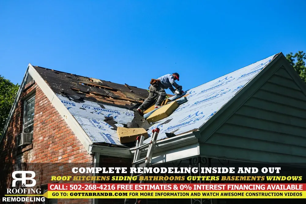 Slide of R&B Roofing Remodeling