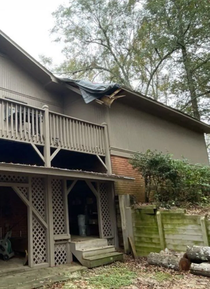 Reliable storm damage roof repair same-day service in Tate, GA by RC Restoration