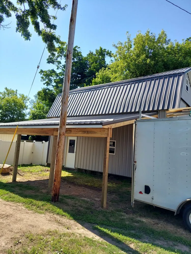 Emergency metal roofing installation in Dowling, MI by RC Roofing