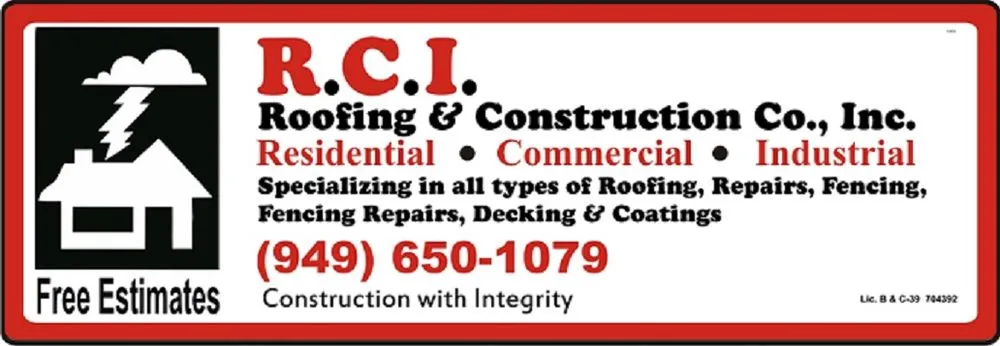 Slide of RCI Roofing