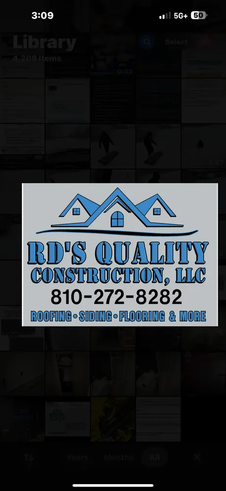 Licensed roof replacement with free inspection in North Branch, MI by RD’S Quality Construction