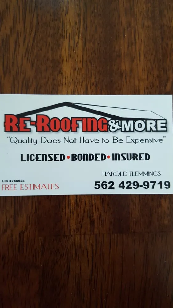 Slide of Re-Roofing and More