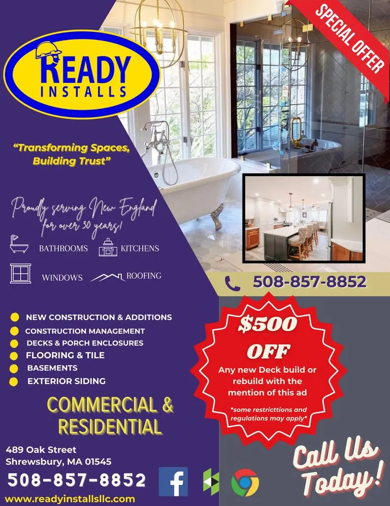 Slide of Ready Installs