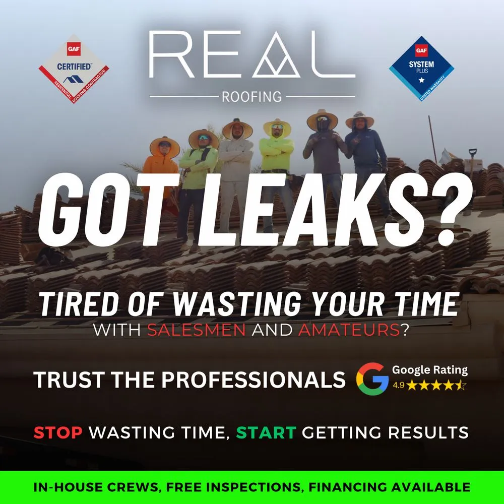 Slide of Real Roofing