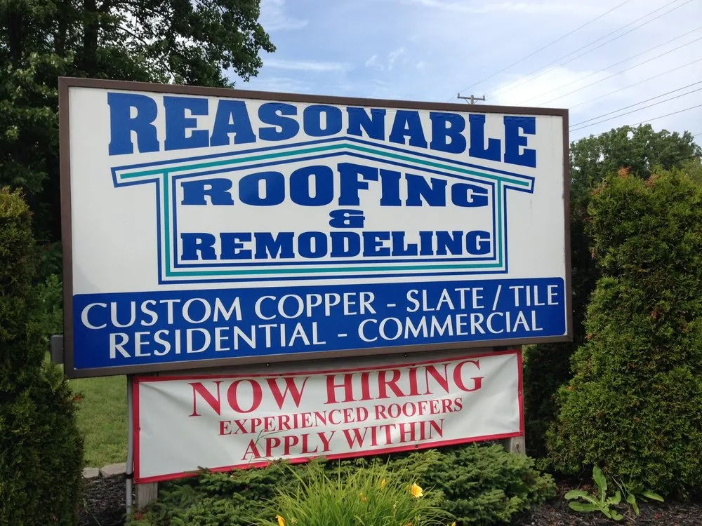 Slide of Reasonable Roofing & Contracting