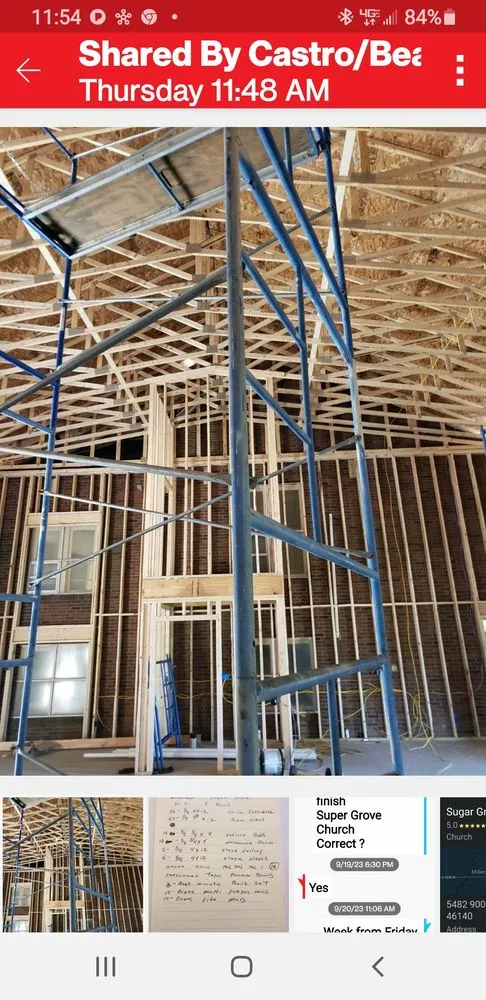 Slide of Rector Construction